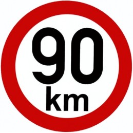 Speed ​​sticker 90 km